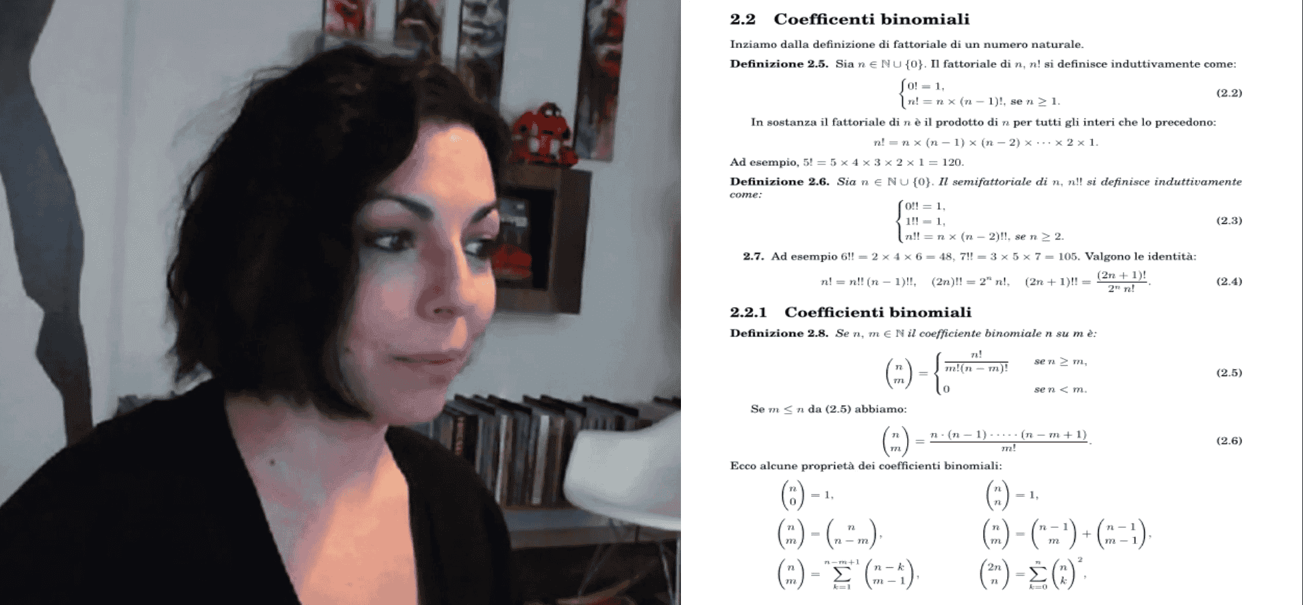 Coefficienti Binomiali e Induzione